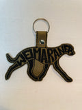 Weimaraner Key Fob