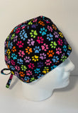 Scrub Cap Customized Paw Print