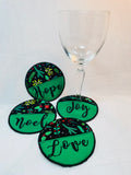 Coasters Wine - Set of 4